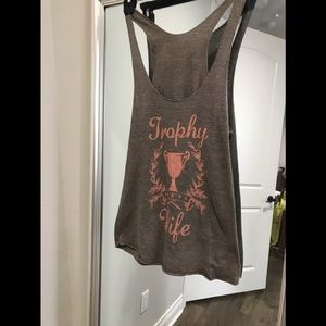Trophy Wife racerback tank